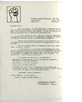 E. Bruselas Of. Secreto N° 577/16 - Ministerio de Relaciones Exteriores - Embajada de Chile en Br...