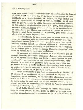 Régimen de terror en Chile y detenidos políticos desaparecidos. (5)