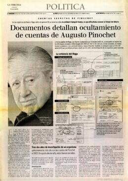 Documentos detallan ocultamiento de cuentas de Augusto Pinochet