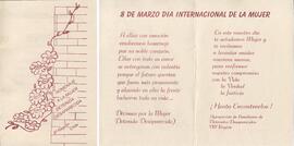 Homenaje a la mujer detenida desaparecida