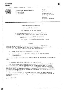 Declaración del Sr. Vargas Carreño, subsecretario de Relaciones Exteriores de Chile (1)