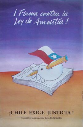 Firma contra la ley de amnistia