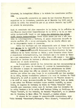 Régimen de terror en Chile y detenidos políticos desaparecidos. (12)