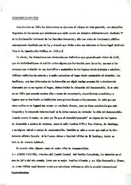 Listado de Asesinatos y desaparecimiento de personas en 1974. (10)