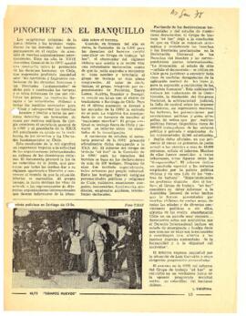 Pinochet en el banquillo