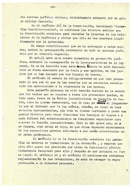 El carácter antijurídico de los procesos contra partidarios y simpatizantes del gobierno de la Un...