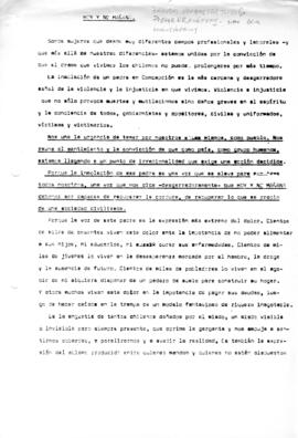 Hoy y no mañana. Somos mujeres que desde muy diferentes campos profesionales y laborales… (1)