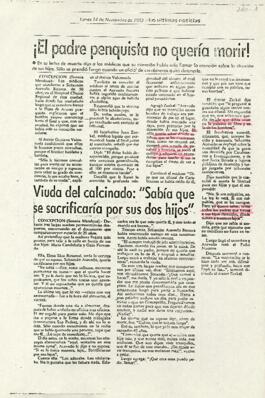 ¡El padre penquista no quería morir