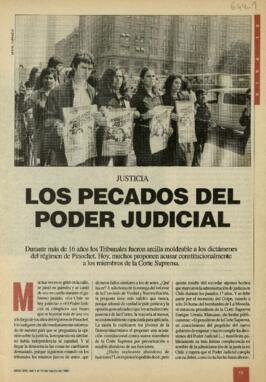 Los pecados del poder judicial