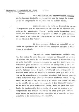 Estudio de los informes de violaciones de derechos humanos en Chile, con particular referencia a ...