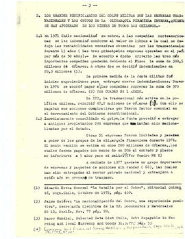 Antecedentes sobre el incremento de la dependencia económica de Chile debido a la política de la ...