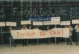 Actividad de solidaridad con Chile