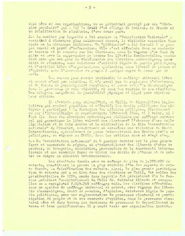 Plebiscite de Pinochet. Une farce et une nouvelle violation des droits de l'homme et des conventi...