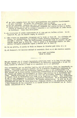 El abogado Luis Ángel Santibañez Pezoa entregó en Chile una declaración con su firma y cuño de la...