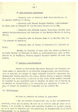 Los detenidos desaparecidos en Chile. (9)