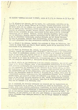 El "proceso General Bachelet y otros" (1)