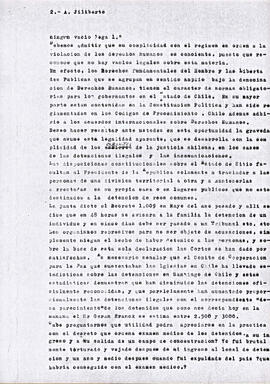 Tema: Tribunales y juicios militares. Informe especial de Alejandro Jiliberto. (2)