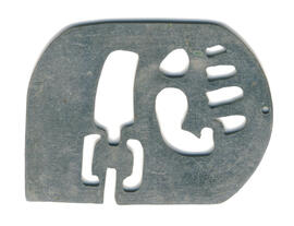 Colgante de metal