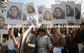 Pinochet Rally, Santiago, Chile 83