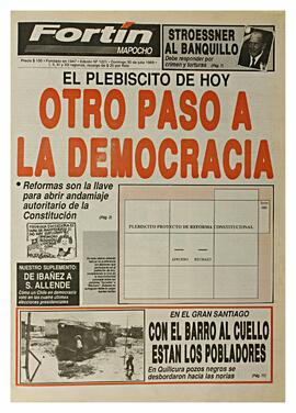 Fortin Mapocho 30 julio 1989