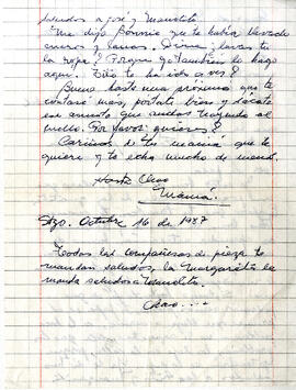 “Querido Yael he recibido todas tus cartitas…” (2)