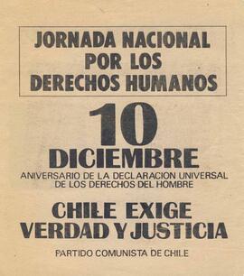 Jornada Nacional por los Derechos Humanos