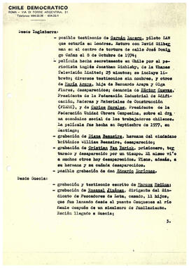 Documentos audiovisuales de pruebas para la 5º sesión de la Comisión Investigadora (...) (2)