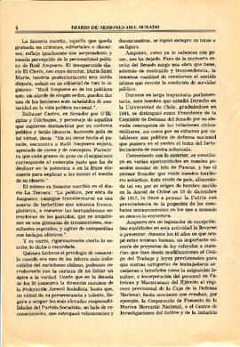 Diario de sesiones del Senado, Sesión 22a. (4)