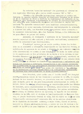 Plebiscito de Pinochet: Una farsa y una nueva violación de los derechos humanos. (2)