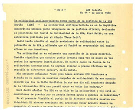 Exigen mayor solidaridad con el pueblo chileno (1)