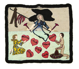 Arpillera mujer