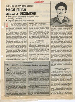 Fiscal Militar acusa a DICOMCAR (1)