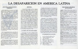 La Desaparición en América Latina (2)