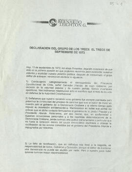 Carta de Los Trece (1)