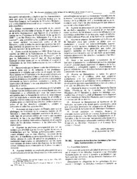 Situación de los derechos humanos y las libertades fundamentales en Chile (1)