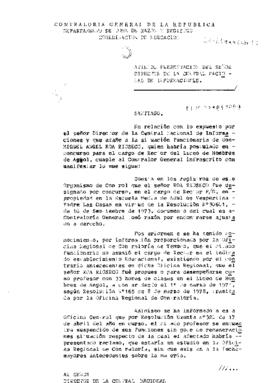 [ Atiende presentación del Sr. Director de la Central Nacional de Informaciones]