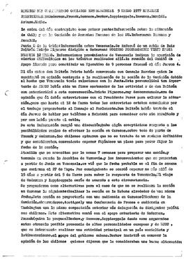 Reunión del secretariado de la Comisión Internacional. 5 marzo 1977 Helsinki. (1)