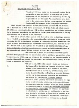 Consejo de Guerra en la FACH