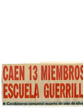 Caen 13 mimebros de escuela guerrillera... (1)