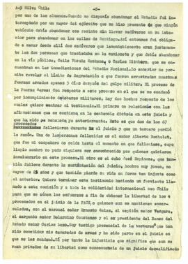 Jorge Silva: Señor presidente, honorables miembros de la comisión, (...). (5)