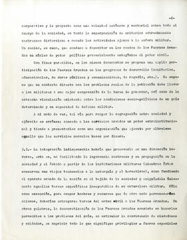 Proposiciones para una reorganización antifascita de las Fuerzas Armadas (7)