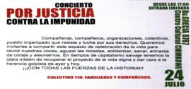 Concierto por justicia contra la impunidad