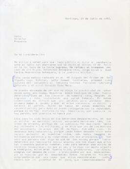 Señor Director presente